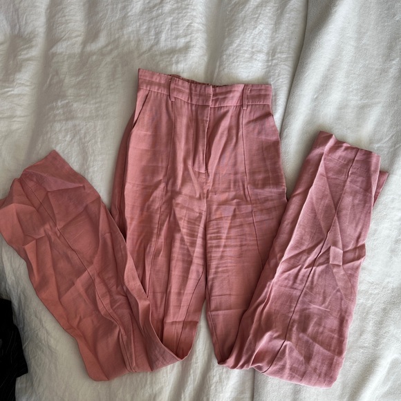 Princess Polly Pants - Chic Pink Trousers